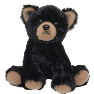Bearington Lil Huck Stuffed Black Bear: Adorable Plush Stuffed Bear, Ultra-Soft 7 Toy Made with Premium Fill, Expressive Face and Floppy Body; Machine Washable, Great Gift for Animal Lovers
