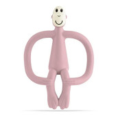 Matchstick Monkey | Monkey Teether | Teething Toy For Babies | Pink | Baby Toys 6 To 12 Months | Gently Massages Infants Gums | Different Textures To Sooth Baby Teething Pains | Dishwasher Suitable