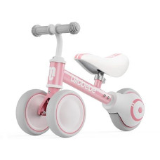 Allobebe Baby Balance Bike, Cute Toddler Bikes 12-36 Months Gifts For 1 Year Old Girl Bike To Train Baby From Standing To Walking With Adjustable Seat Silent & Soft 3 Wheels, Pink