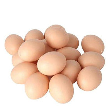 20 Pcs Plastic Fake Eggs For Diy Easter Eggs, Painting And Realistic Egg