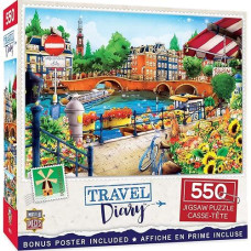 Masterpieces 550 Piece Jigsaw Puzzle For Adults, Family, Or Kids - Amsterdam - 18"X24"