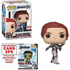 Funko Pop Marvel Avengers: Endgame Black Widow Vinyl Figure with collector cards - Entertainment Earth Exclusive