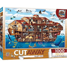 Masterpieces 1000 Piece Ez Grip Jigsaw Puzzle For Adults, Family, Or Kids - Noah'S Ark - 23.5"X34"