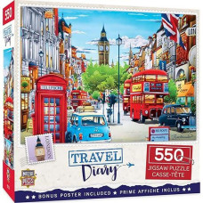 Masterpieces 500 Piece Jigsaw Puzzle For Adults And Family - London - 15"X21"