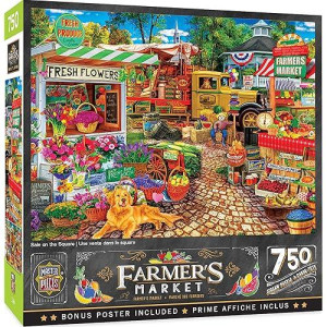 Masterpieces 750 Piece Jigsaw Puzzle For Adults And Family - Sale On The Square - 18"X24"
