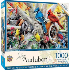 Masterpieces 1000 Piece Jigsaw Puzzle For Adults, Family, Or Youth - Backyard Birds - 19.25"X26.75"