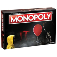 Monopoly It Board Game | Based On The 2017 Drama/Thriller It | Officially Licensed It Merchandise | Themed Classic Monopoly Game