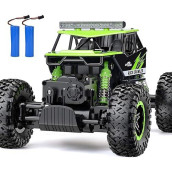 Nqd Rc Car, Remote Control Monster Truck, 2.4Ghz 4Wd Off Road Rock Crawler Vehicle, 1:16 All Terrain Rechargeable Electric Toy For Boys & Girls
