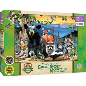 Masterpieces 100 Piece Jigsaw Puzzle For Kids - Great Smokey Mountains National Park - 14"X19"