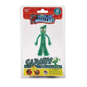 Worlds Smallest Stretch Gumby, Green, 4 Inches (572)