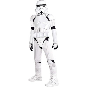 SUIT YOURSELF Deluxe Stormtrooper Halloween Costume for Boys, Star Wars, Large (12-14), Includes Mask, Jumpsuit and More