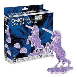 Bepuzzled | Unicorn Deluxe Original 3D Crystal Puzzle, Ages 12 And Up