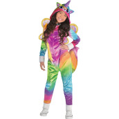 Suit Yourself Felicity Halloween Costume For Girls, Rainbow Kitty Unicorn, Medium 8-10, Includes Accessories