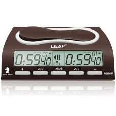 Leap Chess Clock Digital Chess Timer Professional For Board Games Timer With Alarm Function (Official Store) 9903A