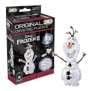 Bepuzzled | Disney Olaf Original 3D Crystal Puzzle, Ages 12 And Up