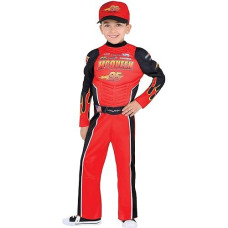 Suit Yourself Cars Lightning Mcqueen Muscle Halloween Costume For Boys, 3-4T, Includes Jumpsuit And A Baseball Cap