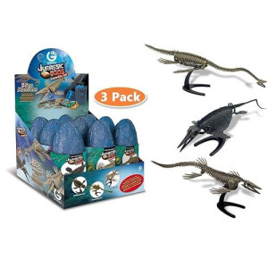 Geoworld Jurassic Sea Monster Eggs Build And Display (Set Of 3)