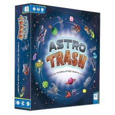 Usaopoly Astro Trash Family Board Game | Fast Paced Family Dice Board Game | Be The First To Rid Your Planets Of Cosmic Trash In This Fast Paced Family Fun Board Game To Win!
