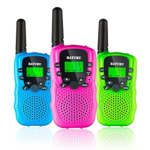Walkie Talkies For Kids 3 Miles Long Range, 22 Channels Walkie Talkie With Clear Sound & Automatic Squelch, Kids Walkie Talkies, Outdoor Camping Toys For Kids,