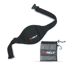 M-BELT - Premium Adjustable Microphone Belt to Keep your Vertical Microphone Transmitter Secure - Best for Fitness Instructor, Theatre and more - Bonus Mesh Bag