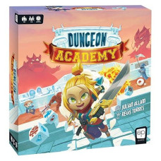 Dungeon Academy | Roll & Write Maze Board Game | Each Roll Creates Unique Dungeon Mazes | Collect Life Points & Mana, Fight Monsters, And Earn Treasure To Master The Academy | Family Board Game