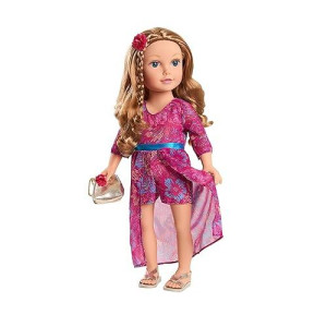 Journey Girls 18-Inch Mikaella Hand Painted Doll With Strawberry-Blonde Hair And Blue Eyes, Kids Toys For Ages 6 Up By Just Play