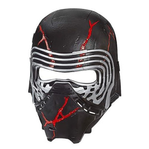 Star Wars: The Rise Of Skywalker Supreme Leader Kylo Ren Force Rage Electronic Mask For Kids Role-Play & Costume Dress Up, Brown
