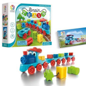 Smartgames Brain Train Board Game: A Puzzle Game & Brain Game + Toy Train For Kids, Cognitive Skill And Motor Skill Building Challenges, Ages 3+.