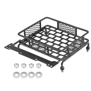 Rc Luggage Rack, General-Purpose 1/10 Metal Roof Rack Luggage Carrier Rc Crawler Car Model Vehicle Accessory( S)
