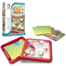 Smartgames Chicken Shuffle Jr. Skill-Building Travel Game For Kids And Adults Ages 4 & Up, 48 Challenges
