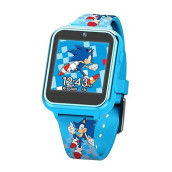 Sega Sonic The Hedgehog Educational Learning Touchscreen Smart Watch Toy For Boys, Girls, Toddlers - Selfie Cam, Learning Games, Alarm, Calculator, Pedometer (Model: Snc4055Az)