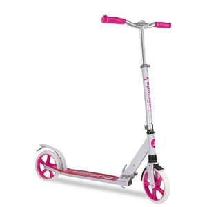 Lascoota Kick Scooter For Adults & Teens. Perfect For Youth 12 Years And Up And Men & Women. Lightweight Foldable Adult Scooter With Large Sturdy Wheels 220Lbs (Teen, Pink)