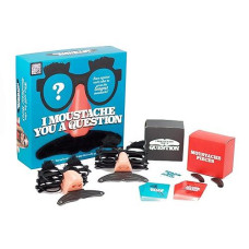 Professor Puzzle I Moustache You A Question - Party Game/Game Of Trivia - The Ultimate Facial Hair Face-Off Trivia Quiz Game By Looney Goose.