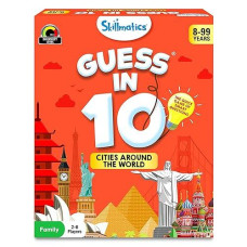 Skillmatics Card Game - Guess In 10 Cities Around The World, Educational Travel Toys For Boys, Girls, And Kids Who Love Board Games, Geography And History, Gifts For Ages 8, 9, 10 And Up
