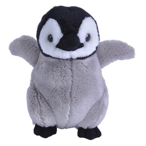 Wild Republic Penguin Plush, Stuffed Animal, Plush Toy, Kid Gifts, Pocketkins 5", Model:23507