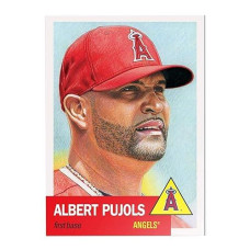 La Angels #22 Albert Pujols Mlb Topps Living Set Card