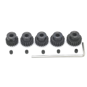 48P 19T 20T 21T 22T 23T Pinion Gear With Screw Driver For 3.175Mm Shaft 1/10 Rc Brushless Brush Motor By Makerdoit
