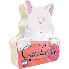 Cat Lady Premium Edition - Aeg, Card Game, Collector Tin, Collect And Rescue Cats And Strays, Family Fun, Cute Art, 2 To 4 Players, 30 Minute Play Time, For Ages 14 And Up