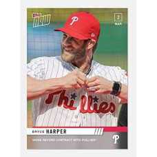 Mlb Philadelphia Phillies Bryce Harper Topps Now Card St-3