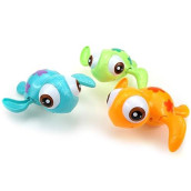 DUcKBOXX XX Bath Toys Wind up Swimming Sea Turtles for Kids 18M+ (3pcs)