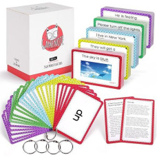 Gamenote Sight Words Kids Educational Flash Cards With Pictures & Sentences - 220 Dolch Big Word Games For Toddlers, Aged 3-9 Preschool Learning Activities(Pre K), Kindergarten, 1St, 2Nd, 3Rd Grade