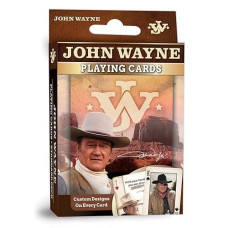 Masterpieces Family Games - John Wayne Playing Cards - Officially Licensed Playing Card Deck For Adults, Kids, And Family