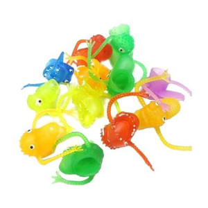 Toyvian 20 Pcs Plastic Finger Monsters For Kids Party Bag Fillers Fun Toys Puppet Show (Random Pattern)