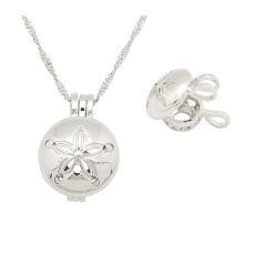 Love Pearl Creations Wish Kit With Pendant Necklace (Sand Dollar)