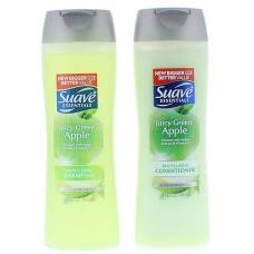 Suave, Essentials Juicy Green Apple Shampoo And Conditioner, 15 Fl Oz