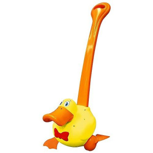 Waddles The Waddle Duck - Baby To Toddler Push Toy With Quacking Sounds And Waddling Action, Walking Toy For 1-3 Year Olds, Great For 1 Year Old Learning To Walk - Yellow