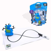 Tracerbot - Blue - Mini Inductive Robot That Follows The Black Line You Draw. Fun, Educational, And Interactive Stem Toy With Limitless Ways To Play! Promotes Logic And Creativity Training