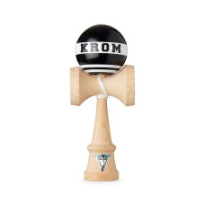 Krom Kendama Strogo Black - Flawless Balance - Strong And Durable - Enhanced Cognitive Skills - Improved Balance, Reflexes, And Creativity - Kendama Model Pro Made For Beginners And Experts�