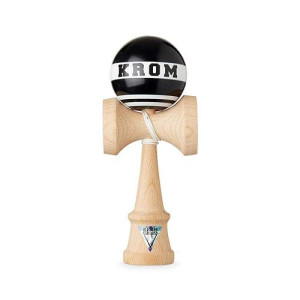Krom Kendama Strogo Black - Flawless Balance - Strong And Durable - Enhanced Cognitive Skills - Improved Balance, Reflexes, And Creativity - Kendama Model Pro Made For Beginners And Experts?