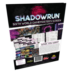 Shadowrun Rpg (6Th Edition) - Gamemaster Screen
